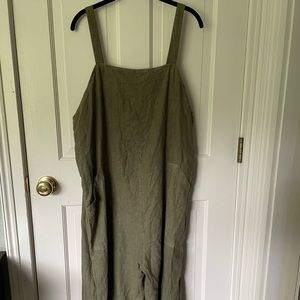 Universal Thread utility cropped jumpsuit,xl,olive green